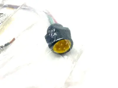 USED WOODHEAD, BRADPOWER CIRCULAR RECEPTACLE ASSEMBLY MC 4-POLE MALE