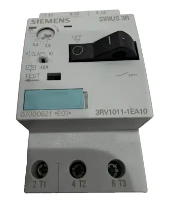 NEW SIEMENS 3RV1011-1EA10 CIRCUIT BREAKER 2.8-4A 3RV10111EA10