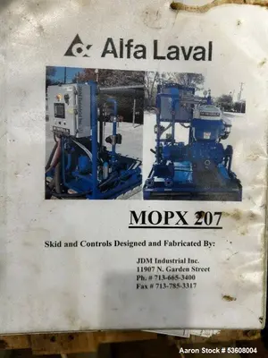USED ALFA LAVAL MOPX-207