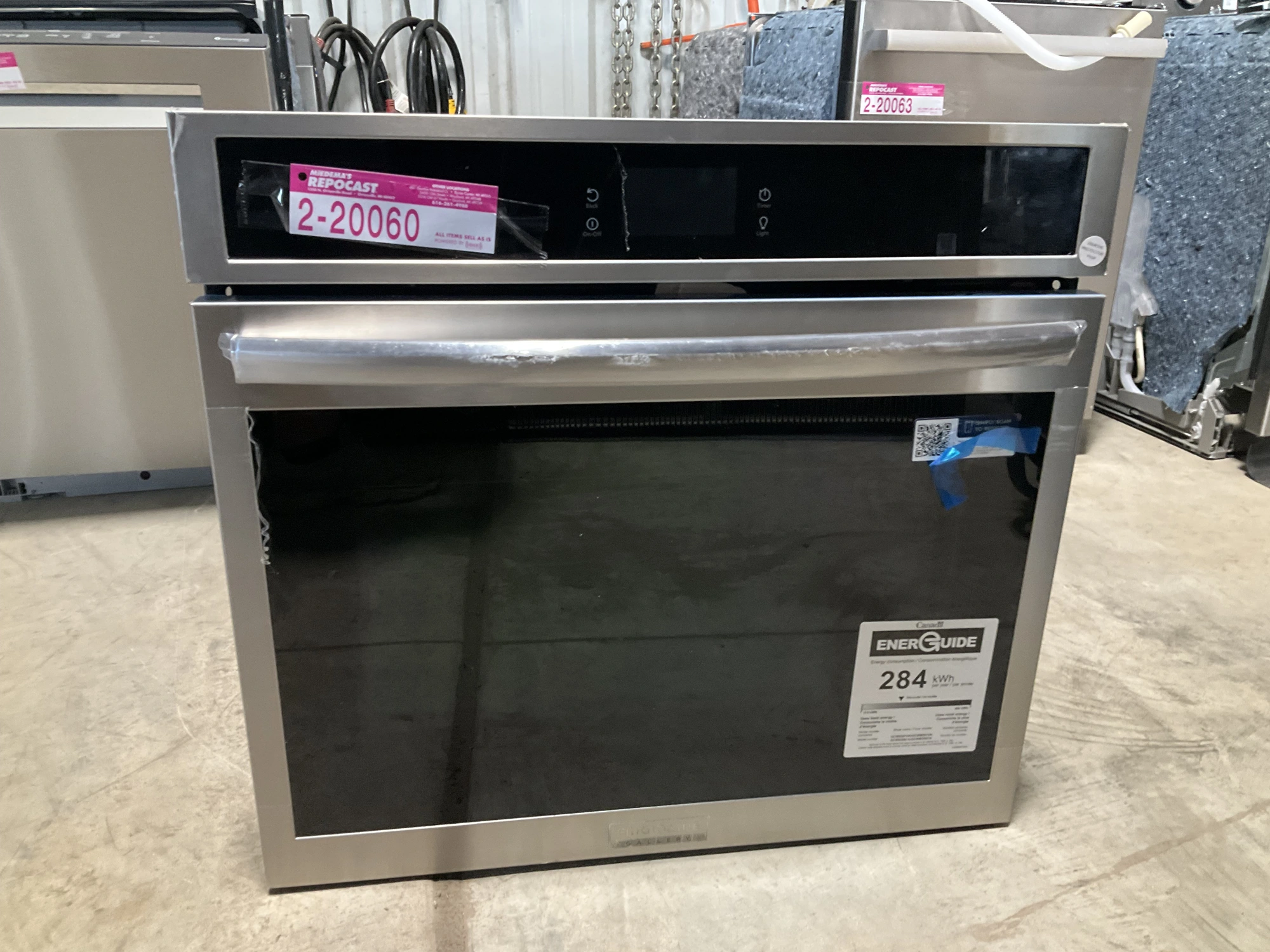 Used FRIGIDAIRE GCWS3067AFD GALLERY 30" BUILT-IN SINGLE ELECTRIC WALL OVEN WITH TOTAL CONVECTION - STAINLESS STEEL Residential Appliances Michigan US | Miedema Asset Management Group #1577973