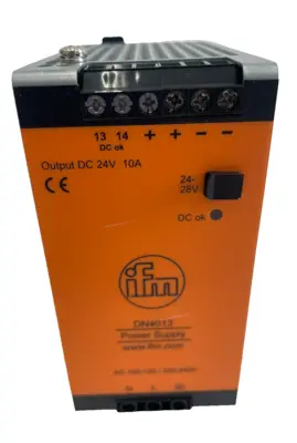 NEW IFM EFECTOR DN4013 POWER SUPPLY, AUXILIARY 24VDC