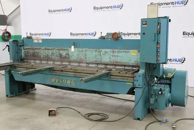 Used WYSONG 1010 Power Squaring Shears (Gauge) Georgia US | The Equipment Hub #364293