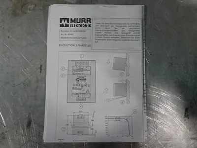 New | in-Stock MURR ELEKTRONIK 85002 DIN Rail Power Supplies Ohio US | HGR 24 #797233