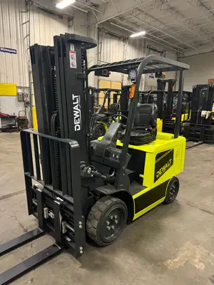 Used 2026 Dewalt Lift Truck DEC4-25 4-Wheel Sit down Electric Counterbalance Forklifts New York US | United Lift #1446815