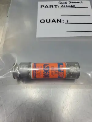 USED Gould Shawmut A2D60R AMP-TRAP 2000 FUSE, 60A 250VAC