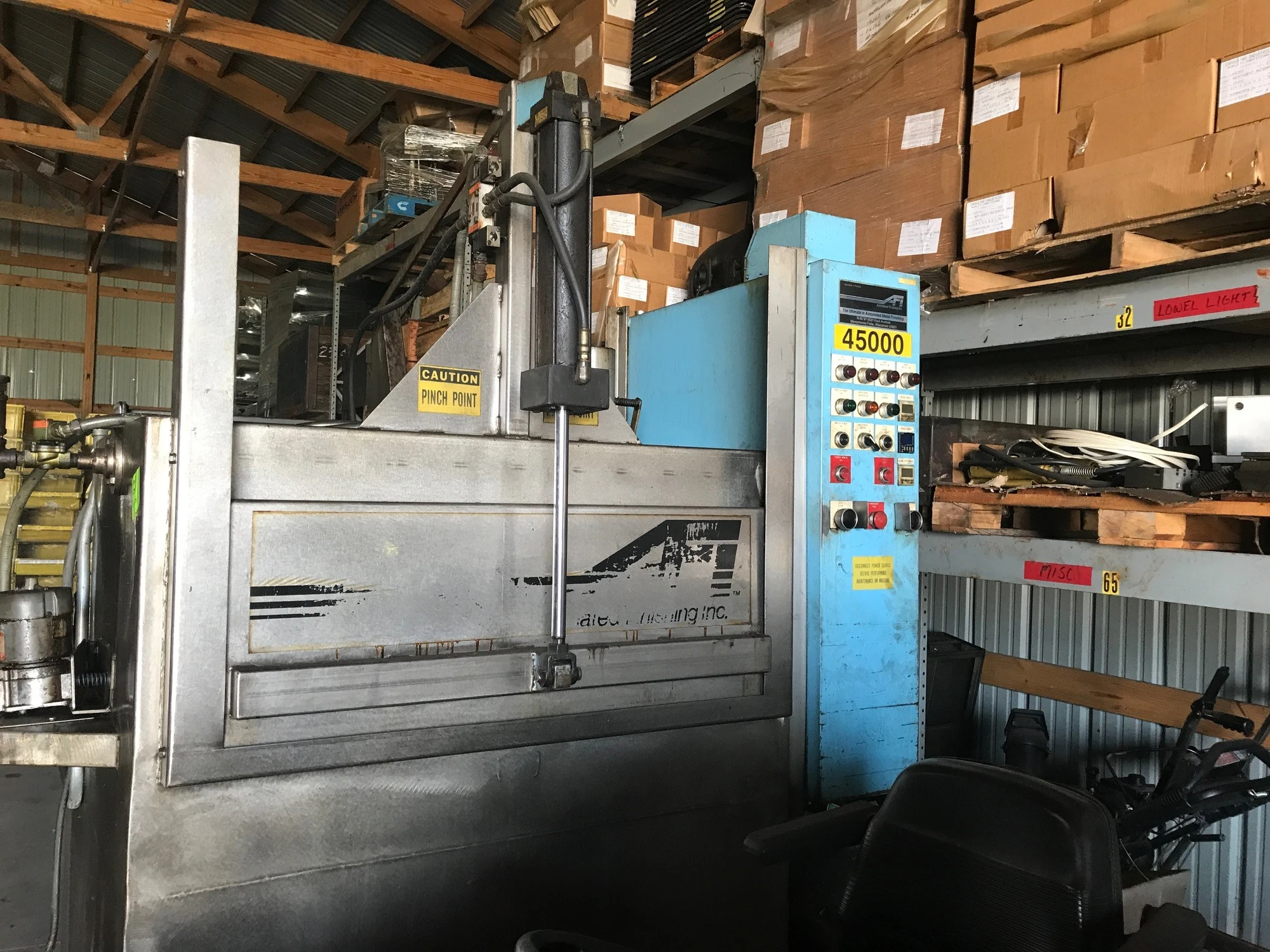 Automated Finishing Systems Inc Parts Washer