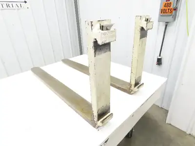 Bolzoni BX1250X500 A 4x42" Class 2 Steel Forklift Forks 16" Carriage 1-Pair