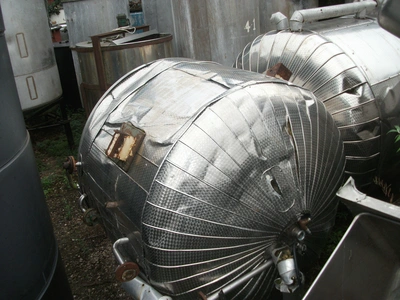 3,000L S/S Jktd J. Serra Mixing Tank 7.5 kW