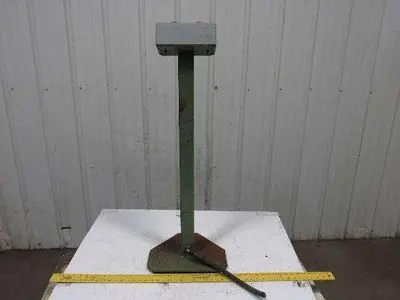 Straight Pedestal Column W/Base & 2 Button Box Electrical Enclosure