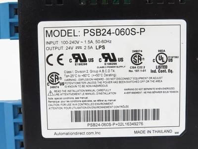 Used Rhino PSB24-060S-P Power Supplies California US | ANACAPA EQUIPMENT BROKERS, INC #1540737