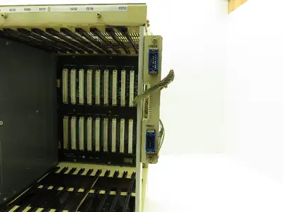 Mitsubishi MELDAS-YQ8C Control Unit Type UF740B CNC 11-Slot Card Rack