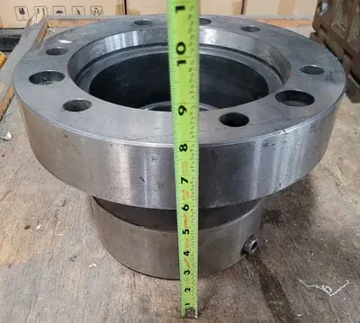 S-40 COLLET CHUCK 4-1/4" THROUGH HOLE, 7-3/4" TOP OD, 8" H