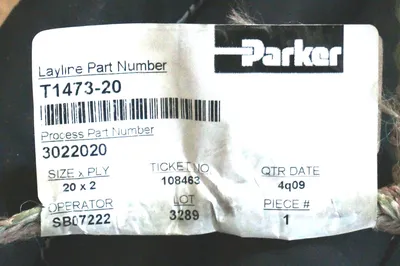 NEW PARKER 302-20 HYDRAULIC HOSE 1 1/4'' 50FT 3022020