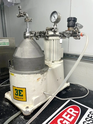Westfalia CTC 1-06-107 lab clarifier centrifuge, 316SS.