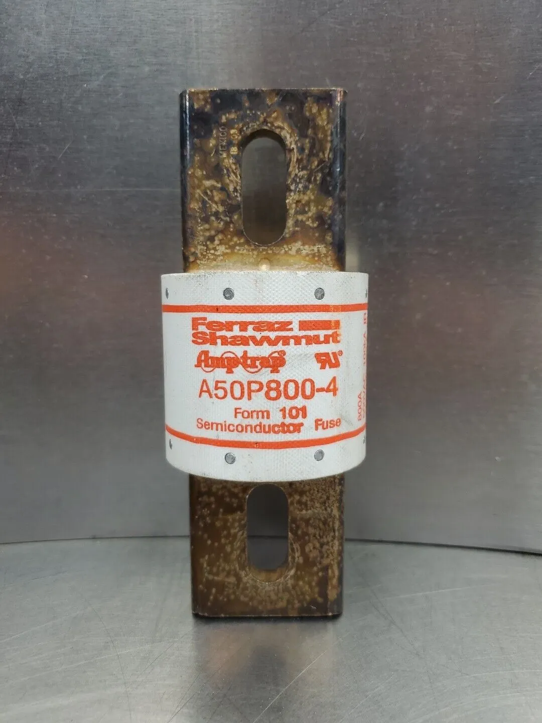 FERRAZ SHAWMUT A50P800-4 SEMICONDUCTOR FUSE, 500VAC/450VDC 800AMP. 4D-39