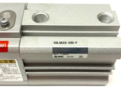 USED SMC AUTO SWEEP COMPACT LOCKING CYLINDER 32MM BORE 25MM STROKE