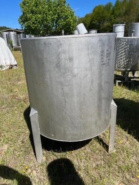 Used unknown 125 Gal Stainless Steel Tanks Georgia US | Athens Packaging & Processing #914814
