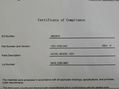 NEW Measurement Specialties 1201-1000-240