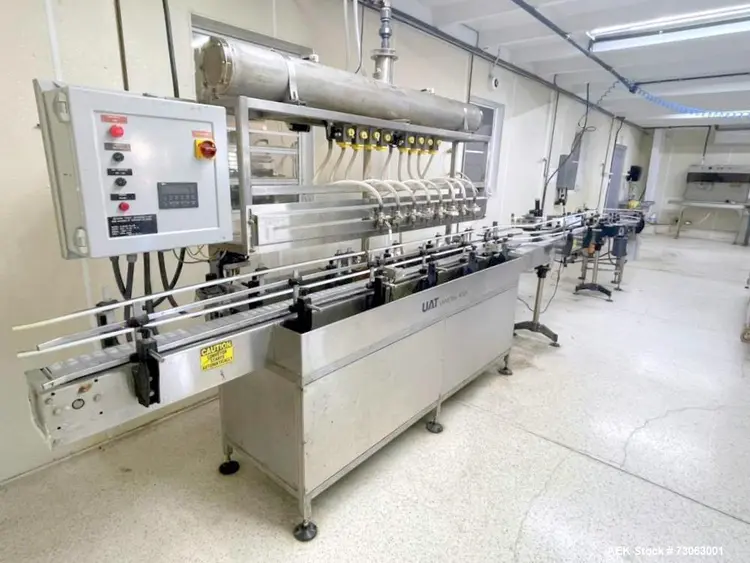 Used SEVERN TRENT UAT 8 Overflow Pressure Gravity Liquid Fillers Illinois US | Aaron Equipment #86675
