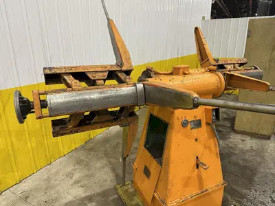 2500 LBS X 12" COOPER WEYMOUTH DOUBLE END PULL-OFF COIL REEL UNCOILER: STOCK #22618