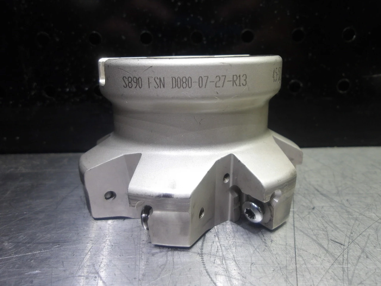Iscar 80mm Coolant Thru Facemill 27mm Arbor S890 FSN D080-07-27-R13 (LOC2711A)