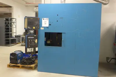 12" ITW WELDING AUTOMATION LATHE, WITH MILLER WELD CONTROLLER & MILLER XMT 304 SERIES ARC WELDER: YOBRO #24402