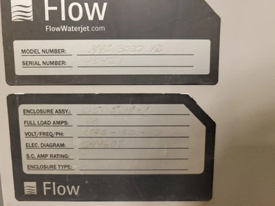 2011 FLOW MACH 4 3020C Waterjet Cutters | Asset Exchange Corporation (20)