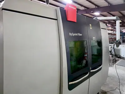 Used 2017 BYSTRONIC BYSPRINT FIBER 3015 Laser Cutters Illinois US | Machine Factory Outlet #1299826