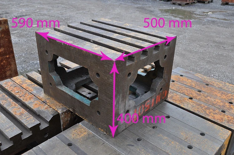 Used CLAMPING BLOC 590 X 500 X 400 MM Angle Plates BE | Apt International N.V #366323