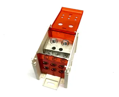 BDBLCS4K1FS | Burndy  1-Pole Finger-Safe Power Distribution Block 600V 620A CU9AL - New Other