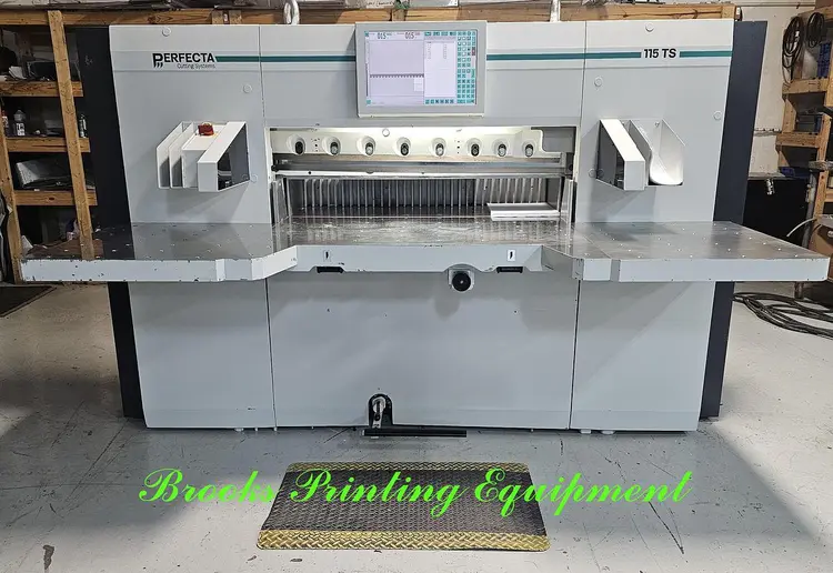 Used 2013 PERFECTA CUTTING SYSTEMS 115TS Paper Cutters North Carolina US | BROOKS PRINTING EQUIPMENT #1136112