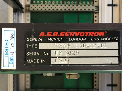 USED BALDOR TSNM 150-12-01 (2)-BALDOR, DRIVE, MODIFIED TO G393