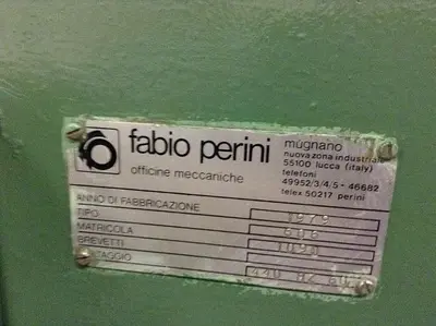PERINI 606 SERIES 110 ROLL SAW FOR TISSSUE TOILET KITCHEN