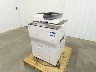 Ricoh Aficio MP 9003 Laser Mono BW Printer Copier Scan Duplex 90PPM Touch Screen