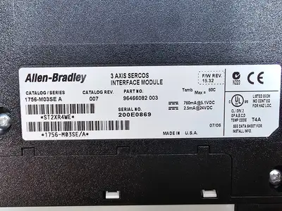 Used ALLEN-BRADLEY 1756-M03SE Motion Controls British Columbia CA | Lenmark #1489034