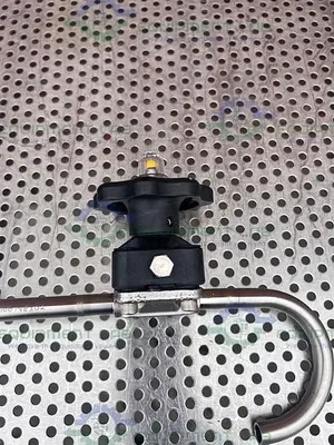 USED ITT PURE FLO .5-316L-RA20MAX-CWP150 DIAPHRAGM VALVE W/  1/2"  SANITARY FITTING