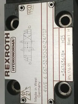 USED REXROTH 4WE6E6752BG24NZ4T07