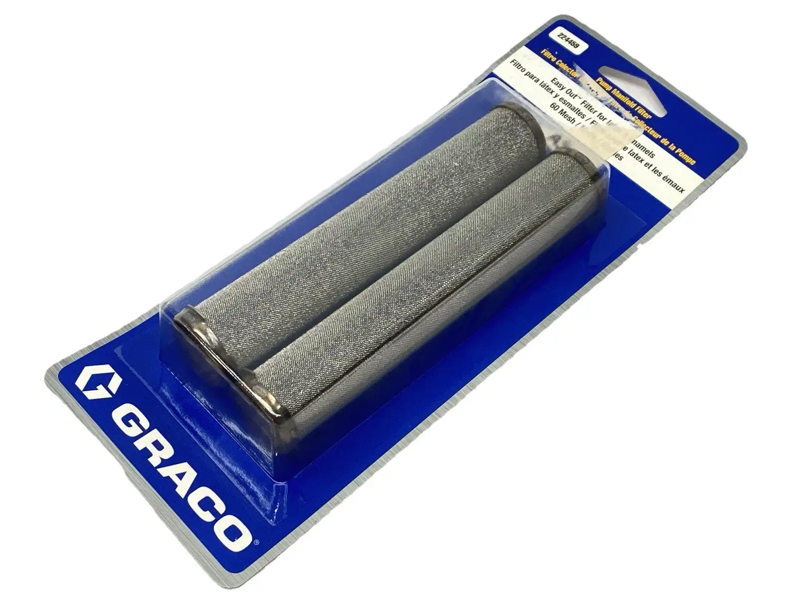 NEW GRACO MANIFOLD FILTER LONG 60 MESH 2-PK