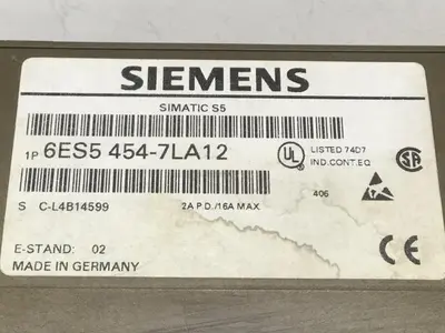 USED SIEMENS 6ES5 454-7LA12