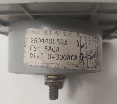 🔥Panel Meter 0-300 A-C Amperes 250440LSRX Panel Gauge