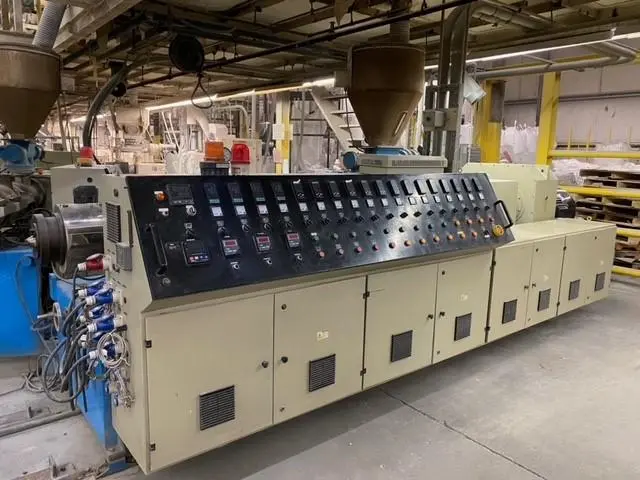 92 mm Jinhu Twin Screw Extruder for PE