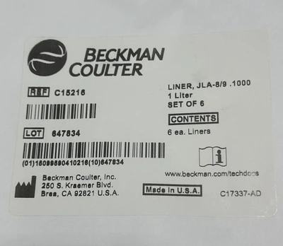 NEW Beckman Coulter C15216