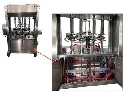 JET-PRO SERVO'S 4 Heads - Automatic Piston Liquid Filling Machines