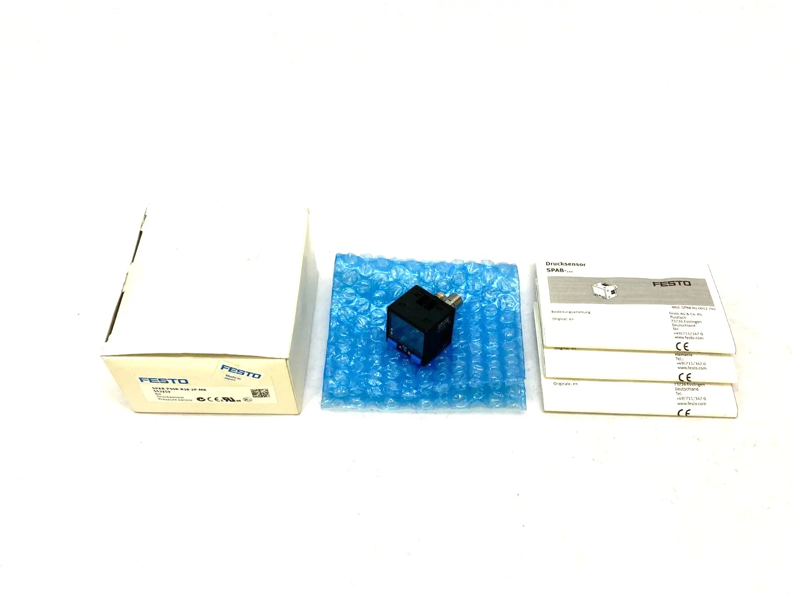 SPAB-P10R-R18-2P-M8, 553159 | Festo SPAB-P10R-R18-2P-M8 Digital Pressure Sensor 553159 - New Other