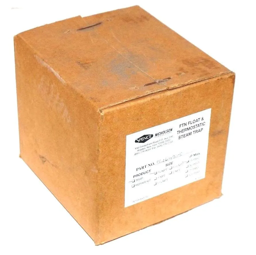 NEW NICHOLSON 5264015 FTN FLOAT AND THERMOSTATIC STEAM TRAP 3/4", 15PSI