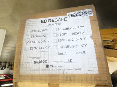 PS Industries ESG-120-PCY EdgeSafe Smart Safety Gate 108"-132" Width Yellow