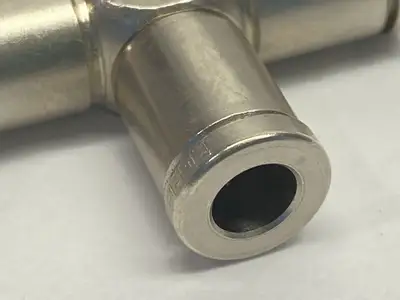 978-0400 | Eisele  Push To Connect Union Tee Fitting 6mm OD SS304 - New Other