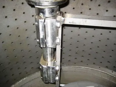 Sharples SP-6500 solid bowl basket centrifuge, 316SS.