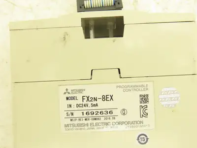 Mitsubishi Electric FX2N-8EX MELSEC Input Extension Block 8 Point Lot of 4