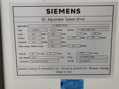 USED SIEMENS S2-49676-B-502